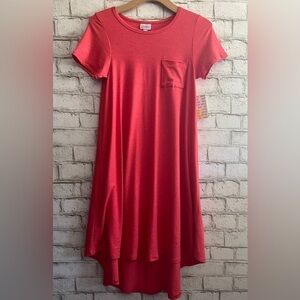 NEW!!! Carly Pocket Tee LuLaRoe Dress in Leggings Material Size XXS Short Sleeve